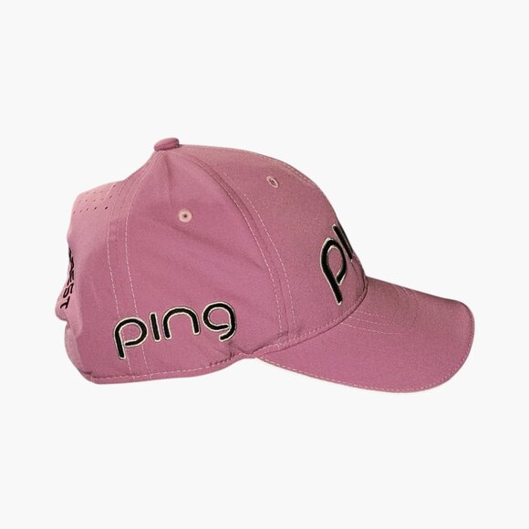 Ping 110 One Ten Golf Hat Women's One Size Strapback Flex Fit Tech Light Purple - Picture 4 of 8